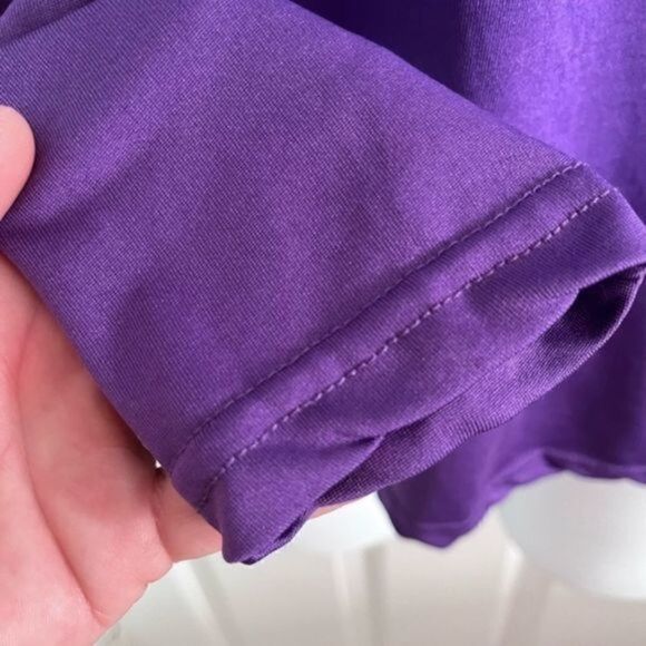 Reebok Long Sleeve Dri-fit Shirt Medium Purple Activewear Athletic. - Picture 5 of 5